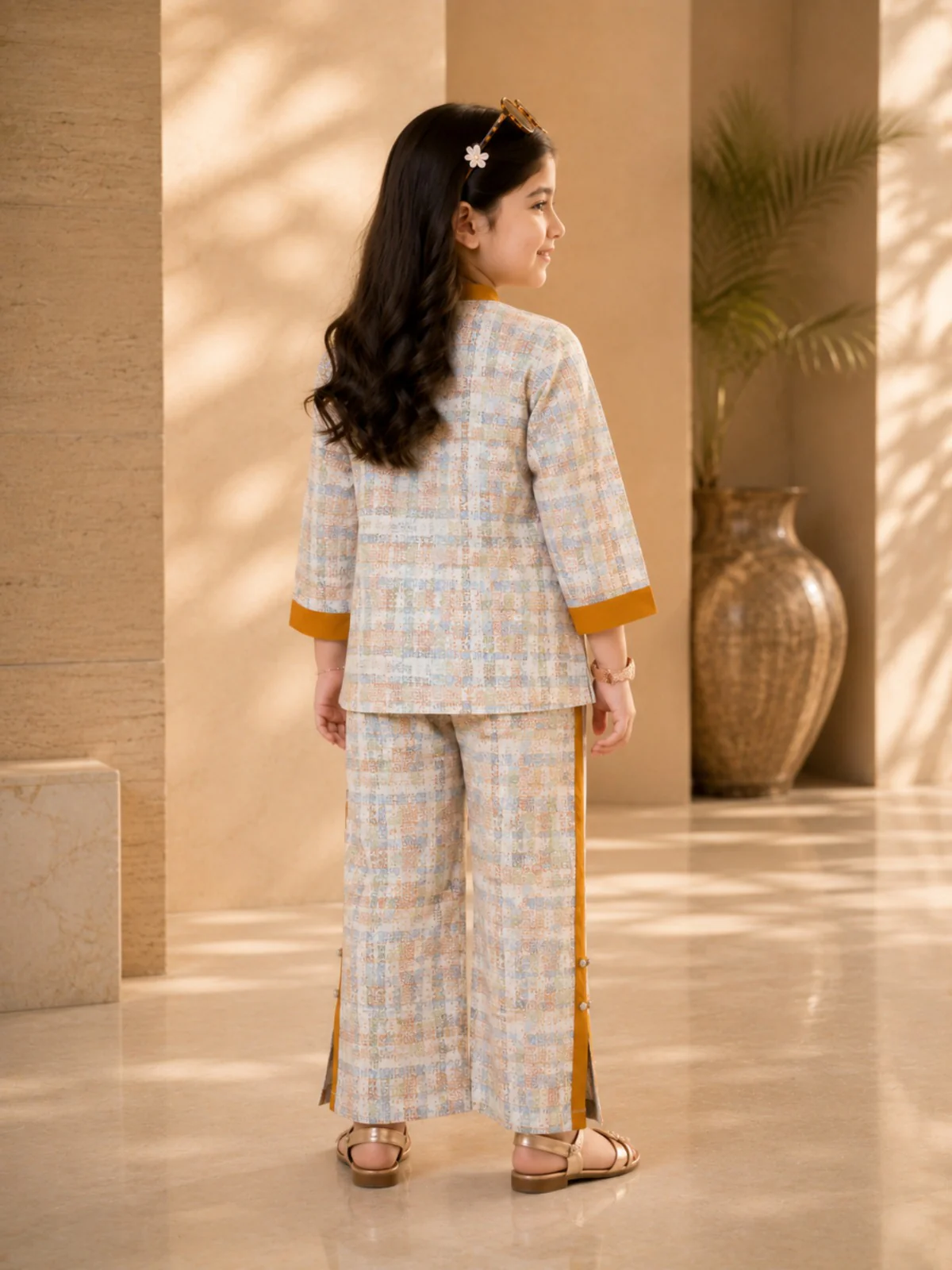 Printed Girls Co Ord Set VG167-A - Image 3