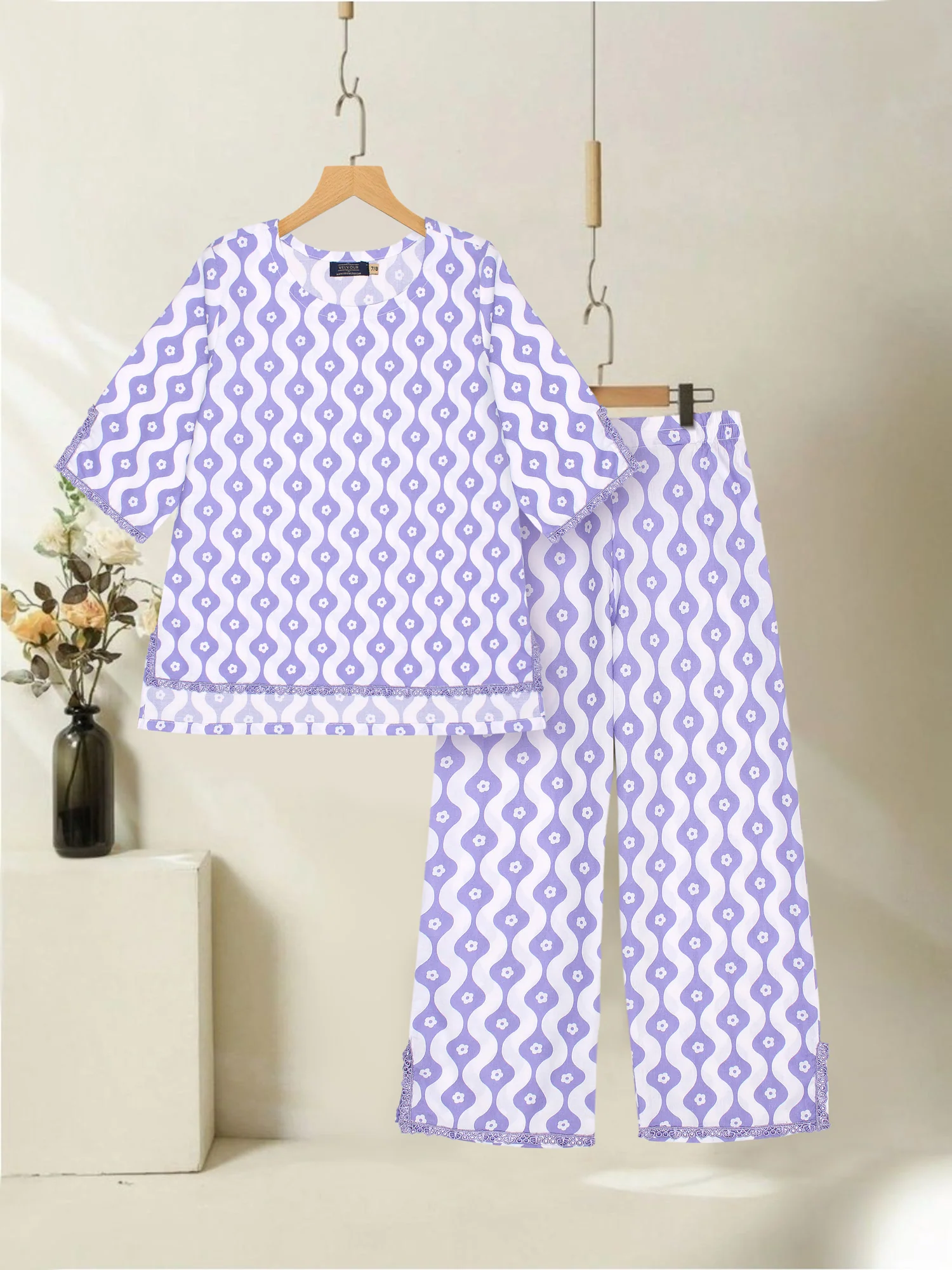 Printed Girls Co Ord Set VG172-A