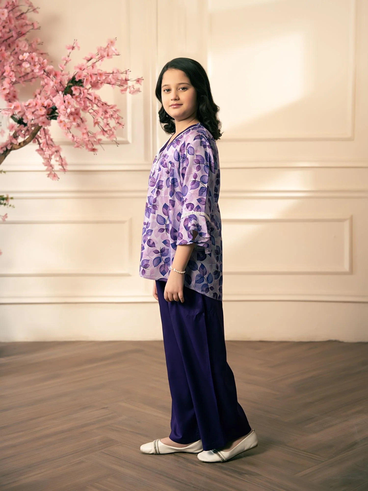Printed Girls Co Ord Set VG192-A - Image 4