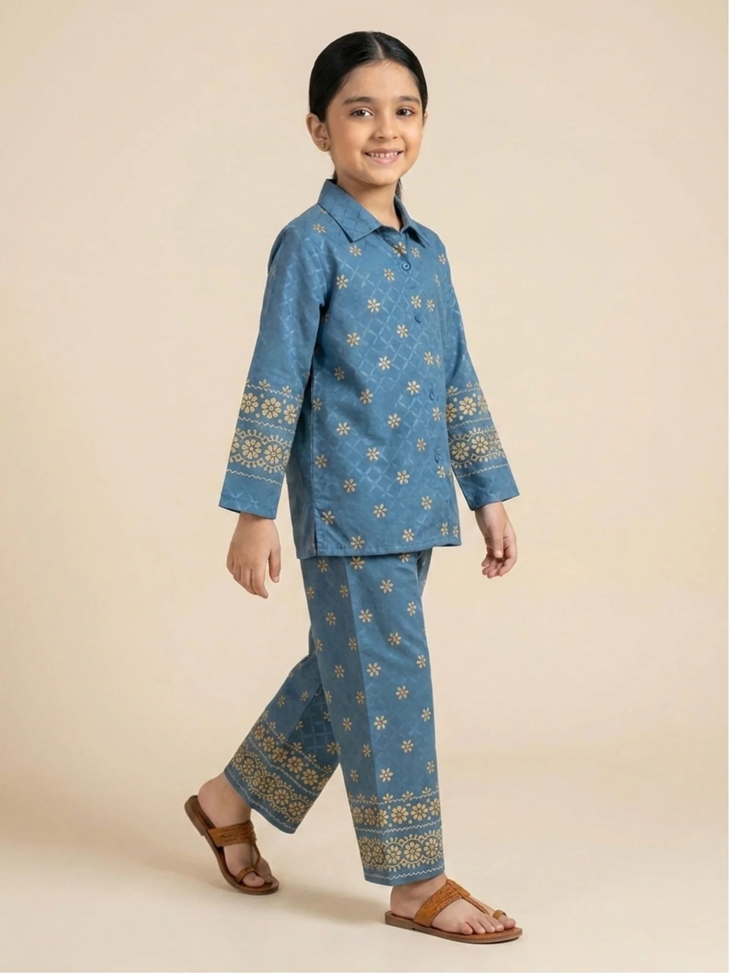 Printed Girls Co Ord Set VG219-A - Image 3