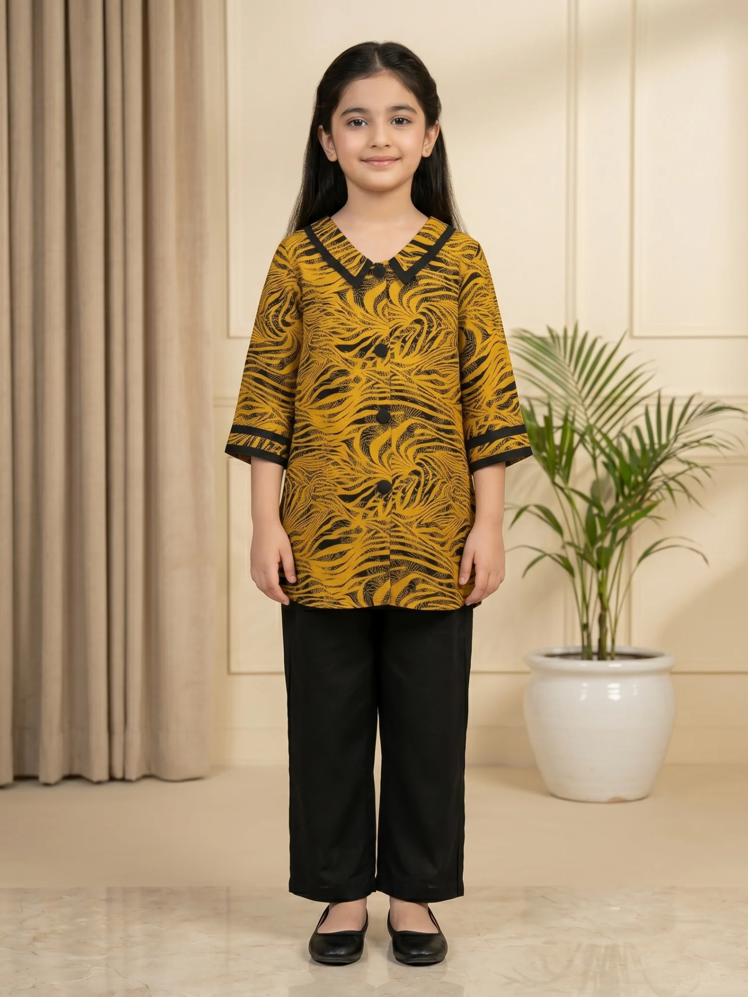 Printed Girls Co Ord Set VG220-A