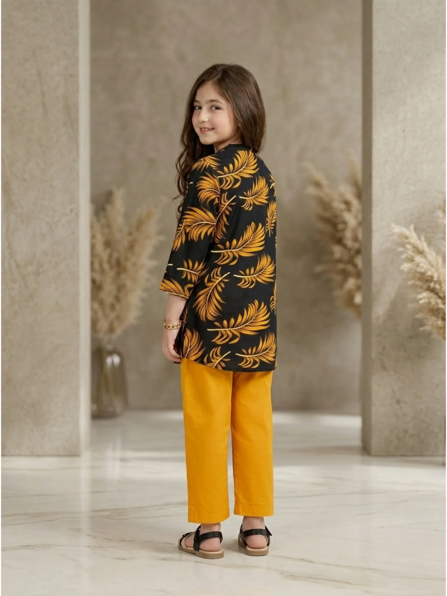 Printed Girls Co Ord Set VG228-A - Image 3
