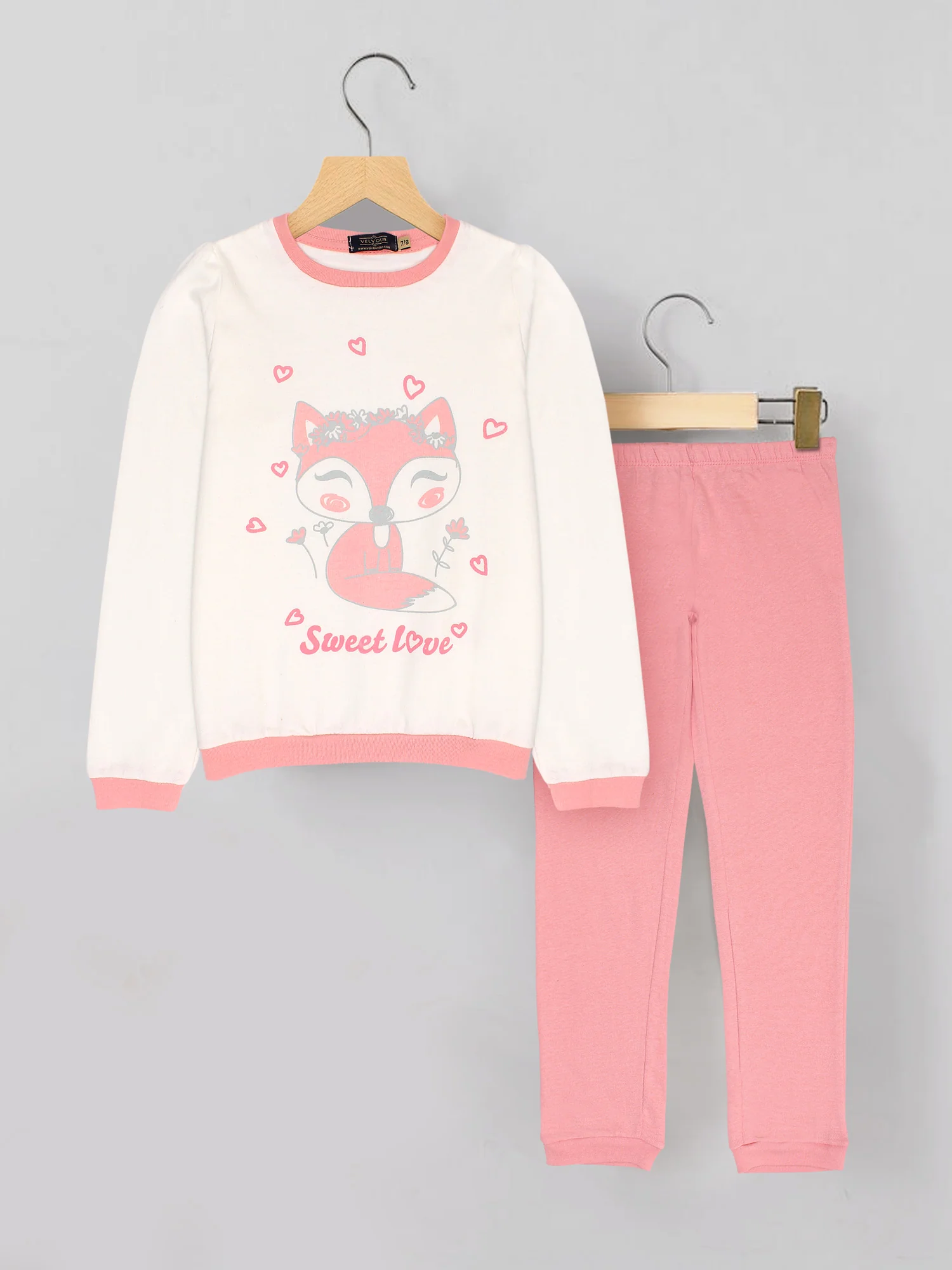 Round Neck Tracksuit for Girls VWTG 01-A - Image 5