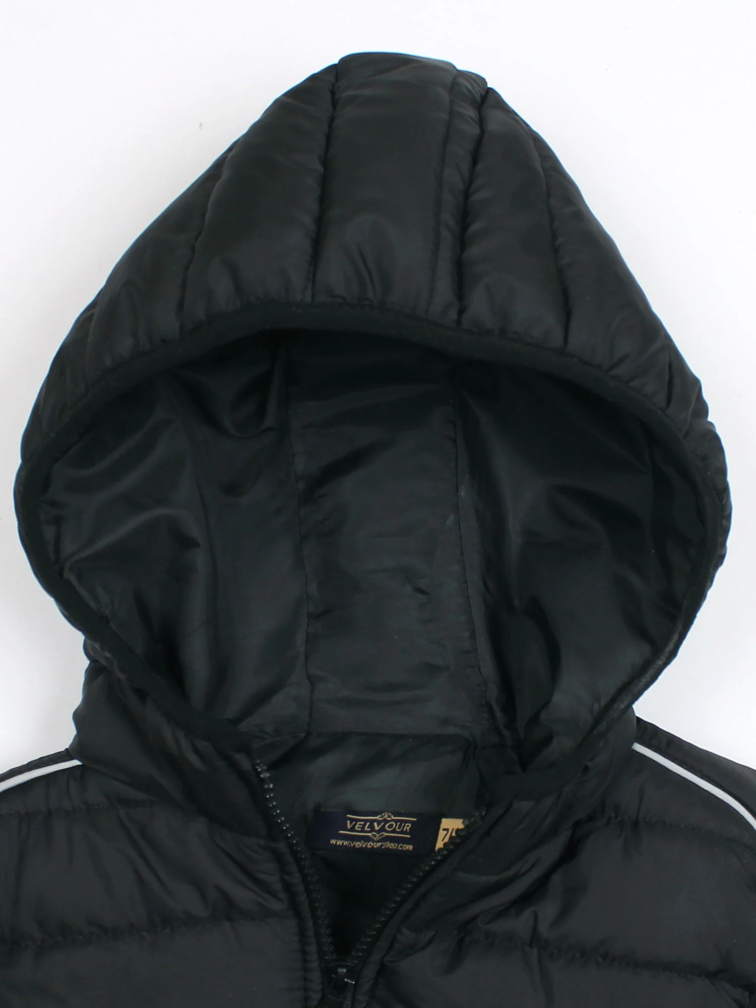 Sleeveless Hooded Puffer For Boys & Girls VJ62-B - Image 2