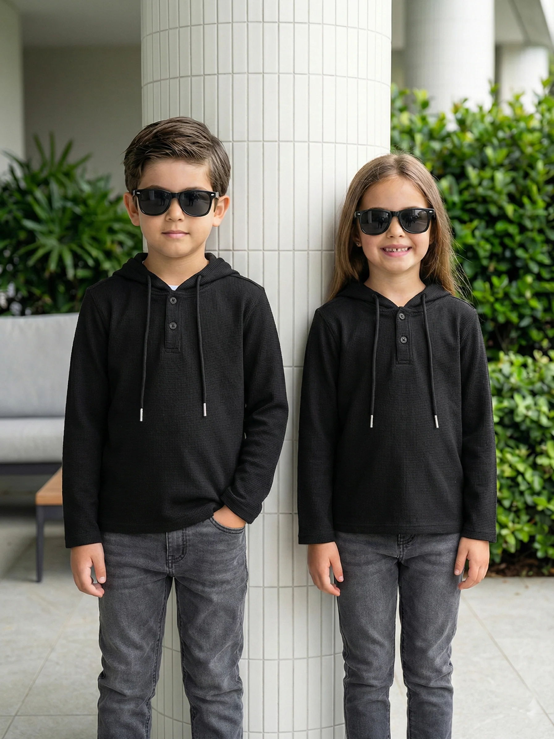 Hooded Full sleeves shirt For Boys & Girls #VWT41-AS