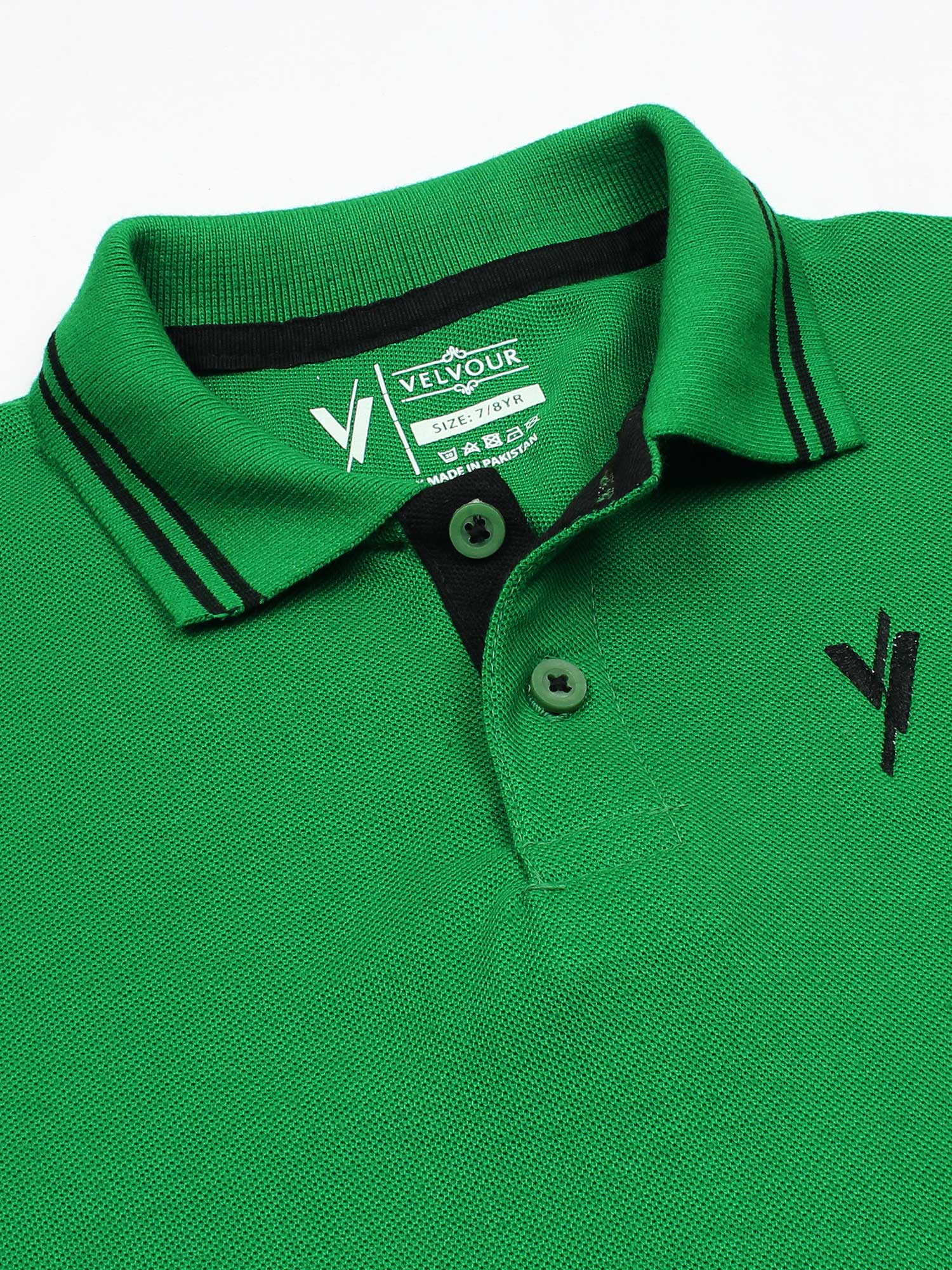 Tipping Collar Plain Polo Shirt VP11-J - Image 6