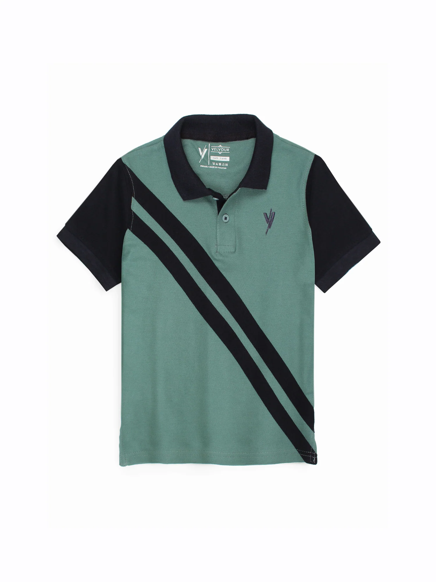 Tipping Collar Polo With Strips VP11-M