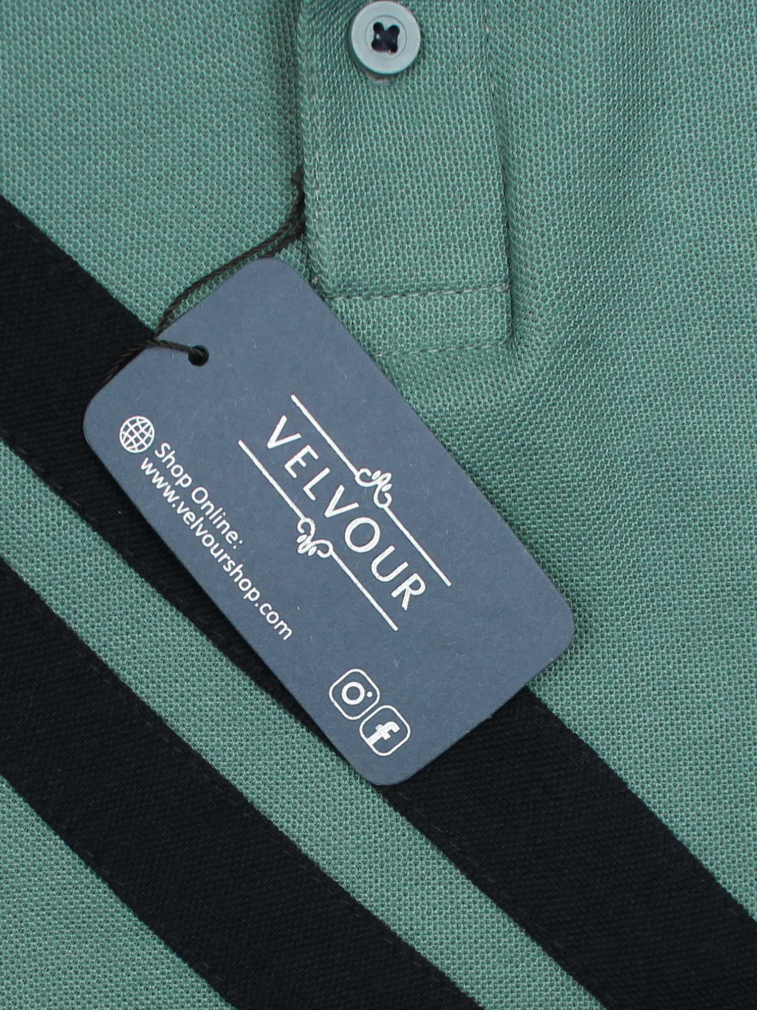 Tipping Collar Polo With Strips VP11-M - Image 5