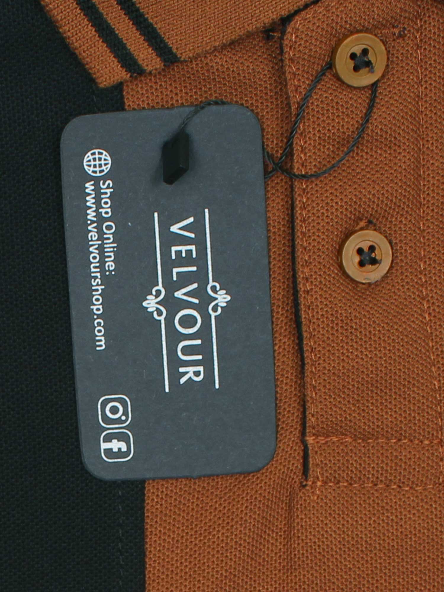Tipping Collar Plain Polo Shirt VP12-F - Image 5