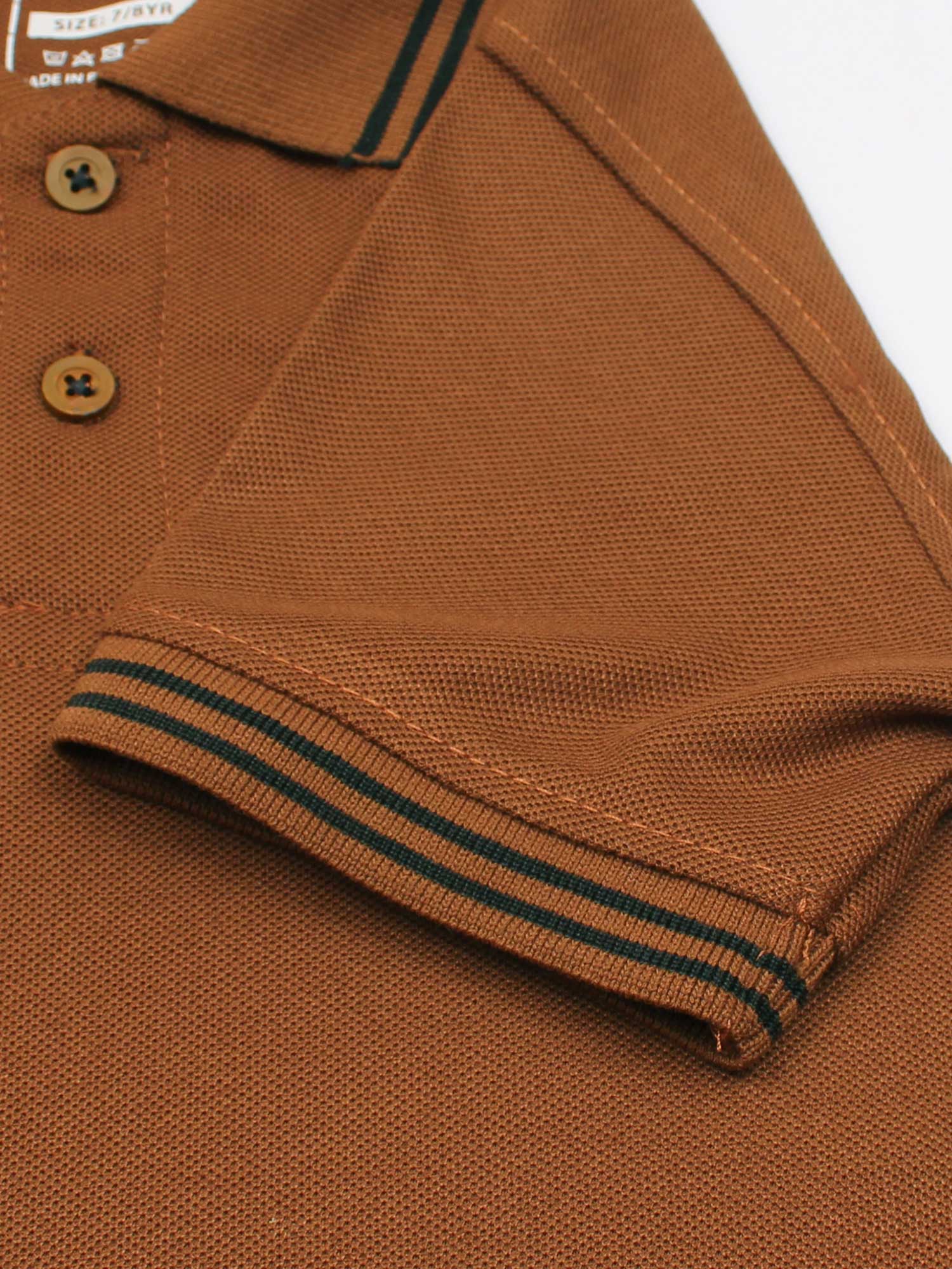 Tipping Collar Plain Polo Shirt VP12-F - Image 7