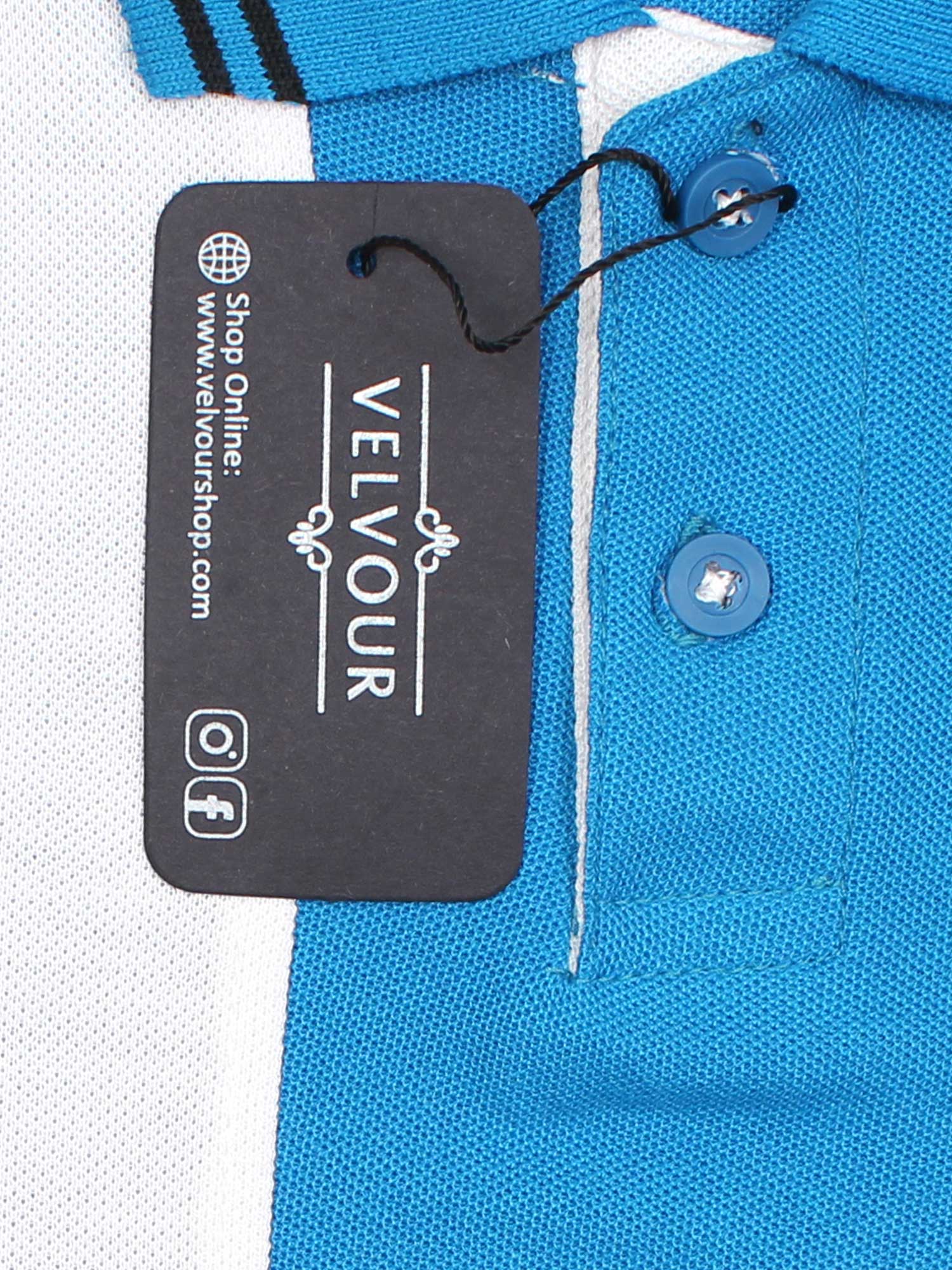 Tipping Collar Plain Polo Shirt VP12-G - Image 5