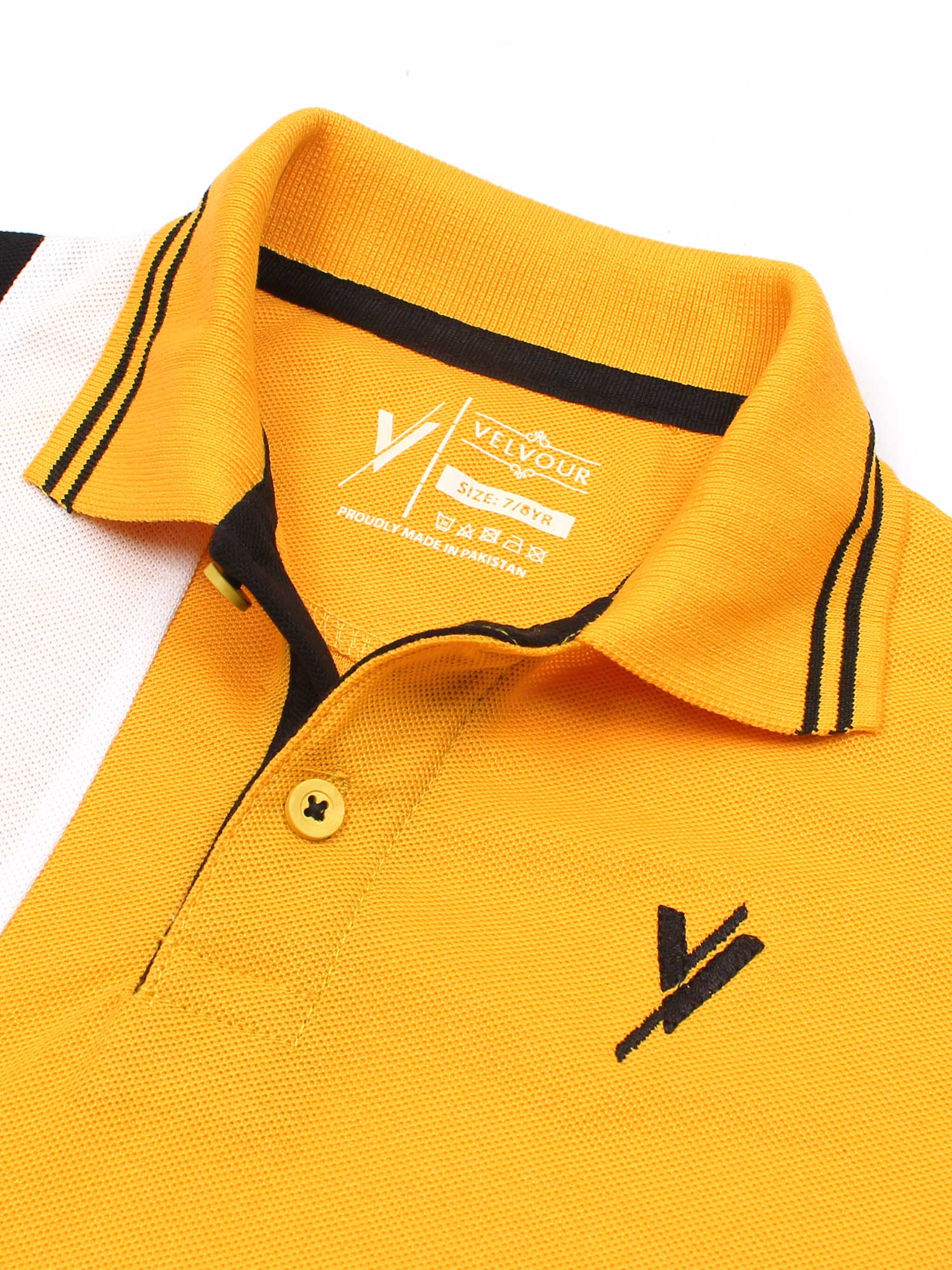 Tipping Collar Plain Polo Shirt VP12-H - Image 2