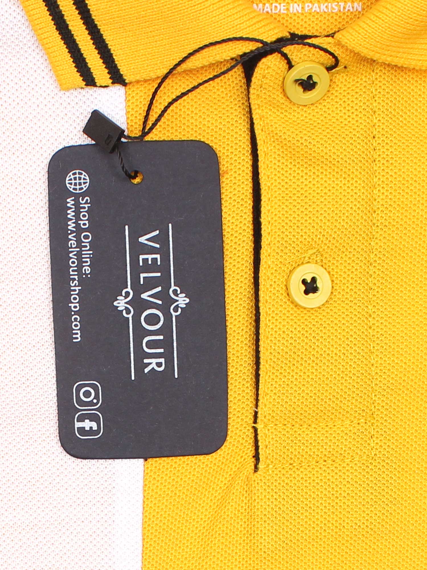 Tipping Collar Plain Polo Shirt VP12-H - Image 5