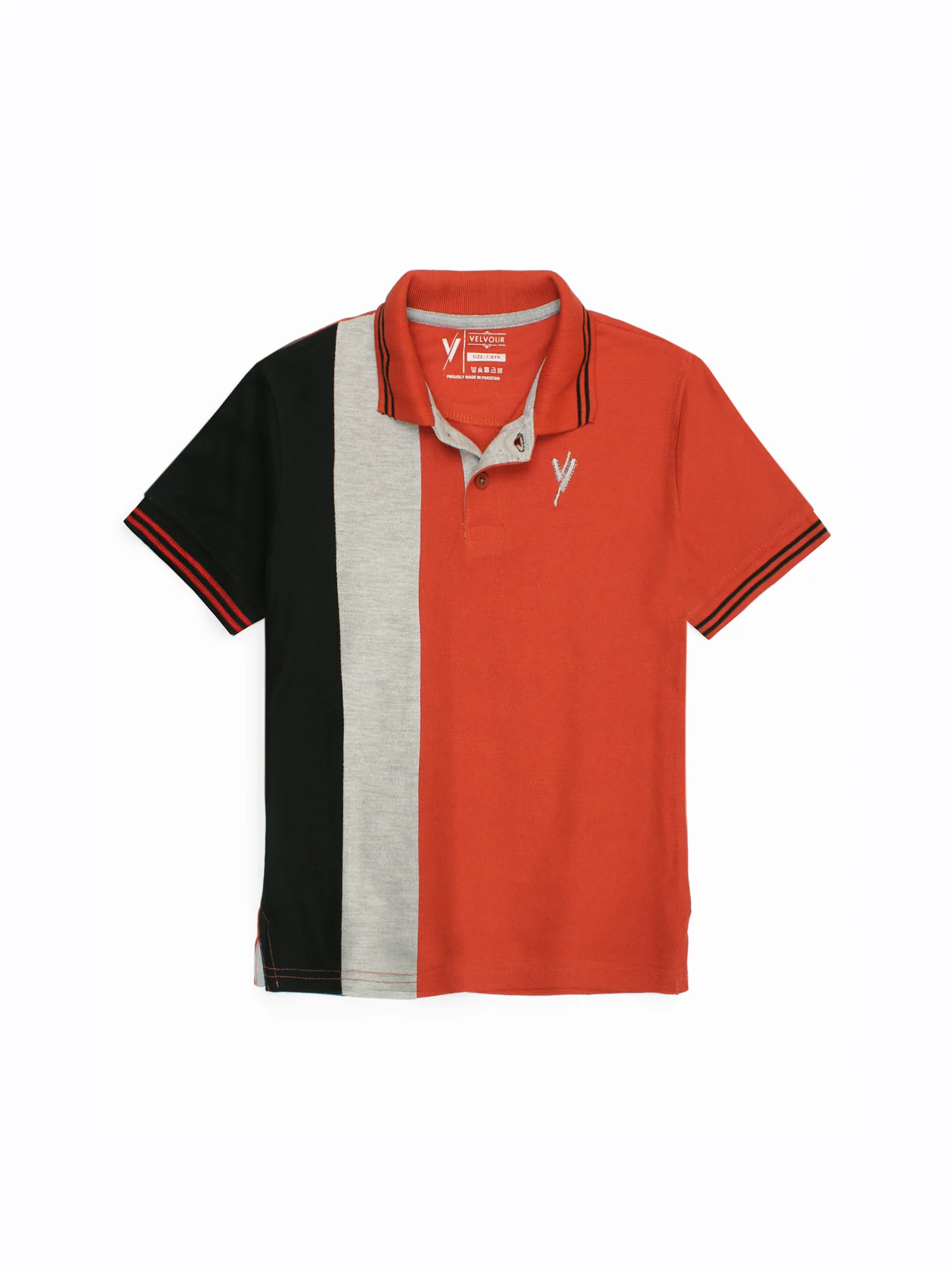 Tipping Collar Plain Polo Shirt VP12-I