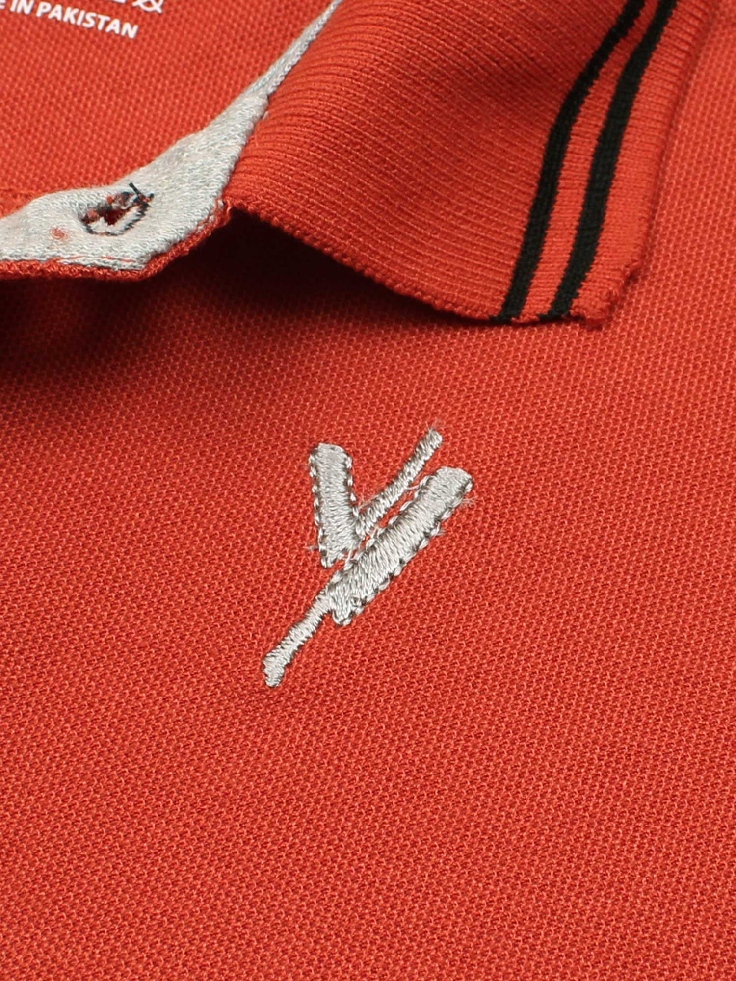 Tipping Collar Plain Polo Shirt VP12-I - Image 4