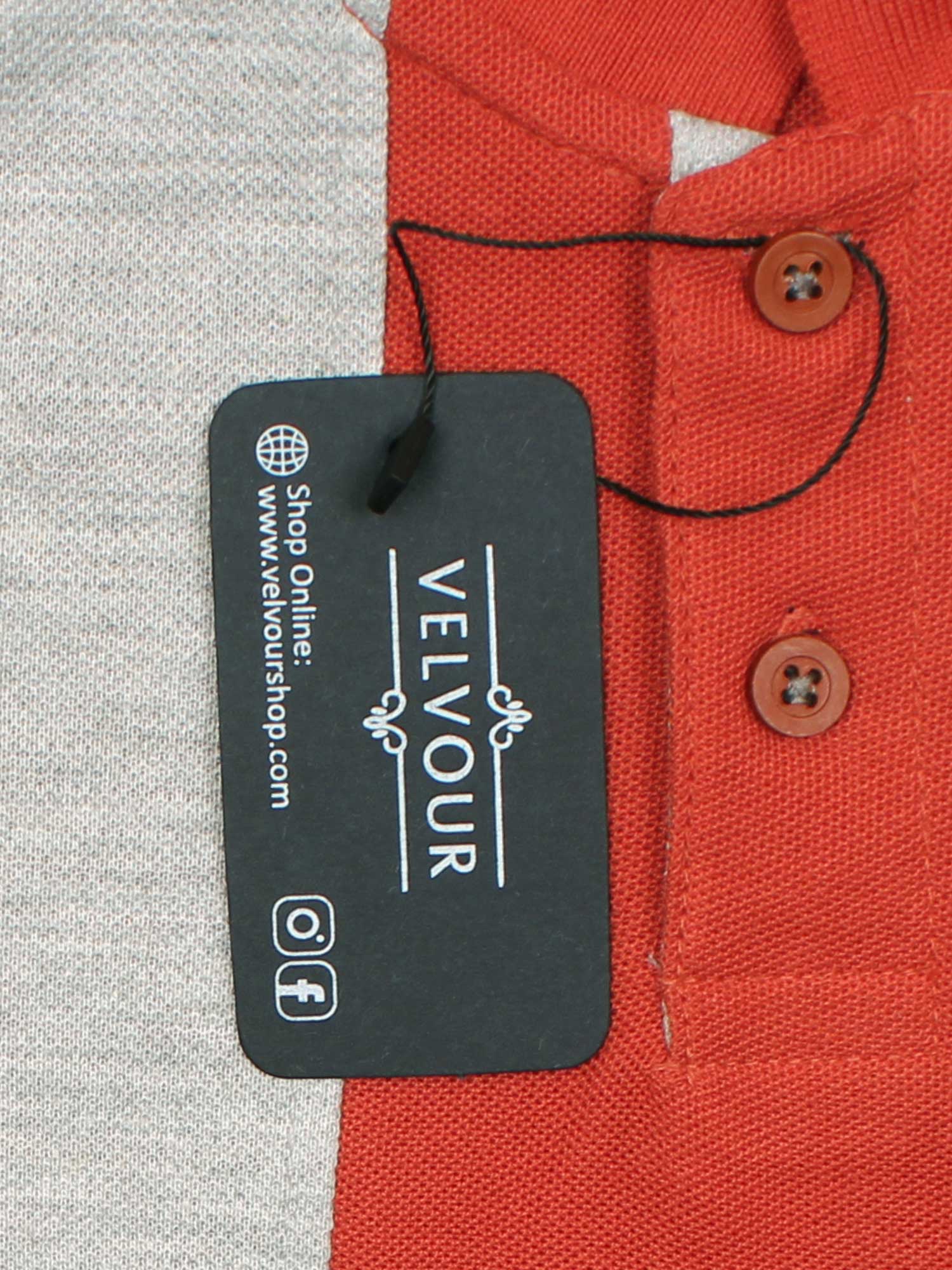 Tipping Collar Plain Polo Shirt VP12-I - Image 5
