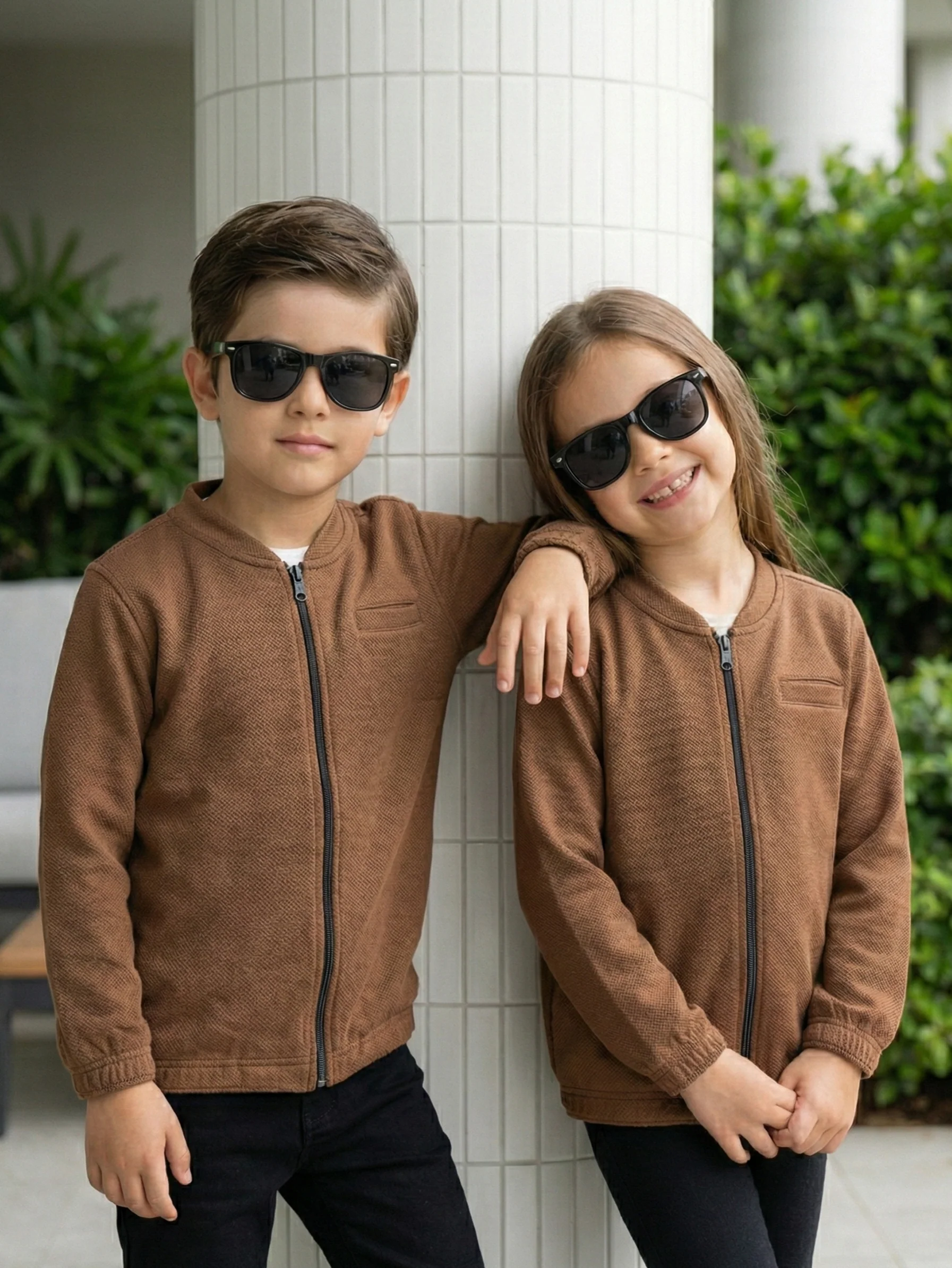 Full sleeves zipper shirt For Boys & Girls #VWT45-AS - Image 2